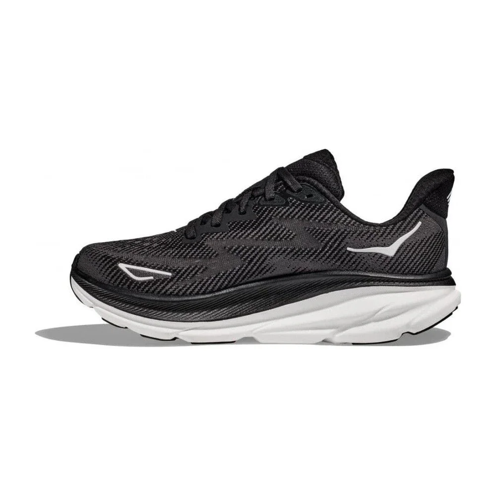 Hoka Women's Clifton 9 Black/White 1127896-BWHT